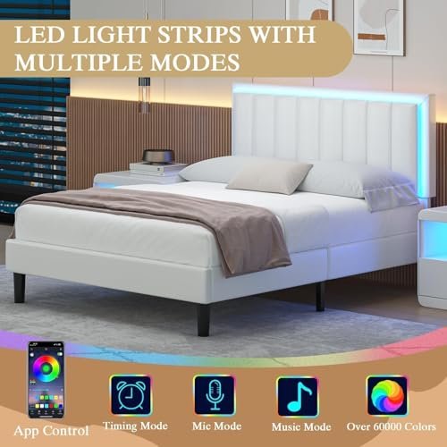 IMMERSTABLE Full Bed Frame with Headboard